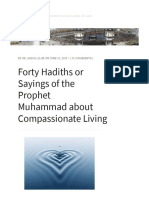 Justice in The Islam Forty Hadiths or Sayings of The Prophet Muhammad About Compassionate Living - The Muslim Times
