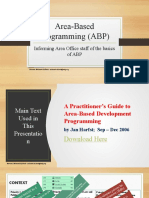 Area-Based Programming (ABP)