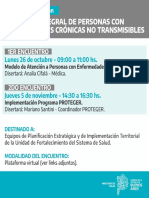 Ciclo de Capacitación Abordaje Integral de Personas Con Enfermedades Crónicas No Transmisibles