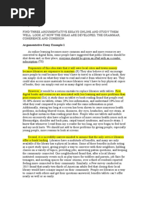 argumentative essay