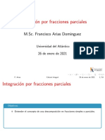 Clase9.1 - Integración Por Fracciones Parciales - UA