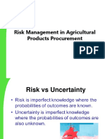 Risk Management Ag Procurement