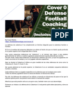 COVER 0 (Traducción) DEFENSE FOOTBALL COACHING GUIDE. BY COACH MARTIN