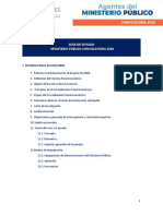 Guia de Estudio Convocatoria Ministerio Publico 30 Oct 2020