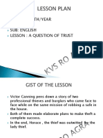 LESSON PLAN - Question of Trust