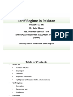 Tariff Regime In Pakistan - Sajid Akram NEPRA.pdf-180724034747648