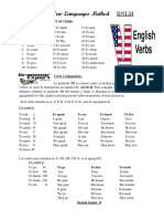 Bily New Languages Method: List of Verbs