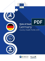 Germany DE: State of Health in The EU