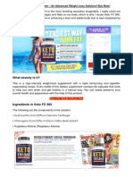 What Exactly Is It?: Keto FX 365 Review - An Advanced Weight Loss Solution! Buy Now!
