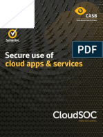 SYMANTEC Secure Use of Cloud Apps and Services