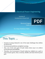 Lecture-8: Introduction To Smart Grid