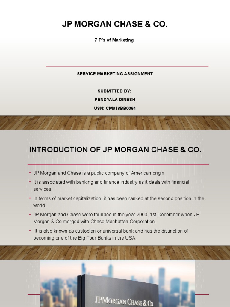 JP Morgan Chase & Co | PDF | Jp Morgan Chase | Chase Bank