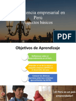 Emprendimiento y MYPE en Perú