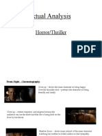 Textual Analysis: Horror/Thriller