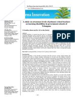 A Study On Awareness Levels of Primary School Teachers On Learning Disabilities in Government Schools of Telangana