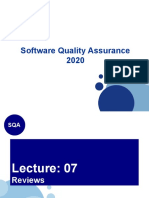 Software Quality Assurance 2020