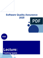 Software Quality Assurance 2020