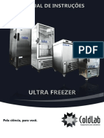 Manual  Ultra freezer Coldlab - Freezer de Plasma