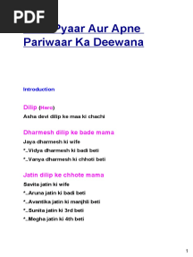 Main Pyaar Aur Apne Pariwaar Ka Deewana