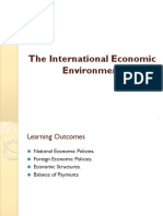 The International Economic Environment
