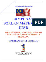 Himpunan Soalan Upsr 2011 Siri 8