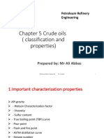 Chapter 5 Crude Oils (Classification and Properties)