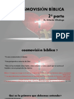 COSMOVISION CRISTIANA BIBLICA  2 parte