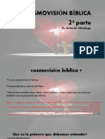 COSMOVISION CRISTIANA BIBLICA 2 Parte