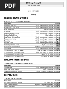 Electrical Component Locations