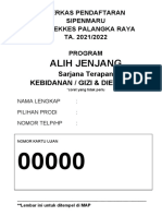 Cover Map Dan Surat Pernyataan 1 Dan 2 Jalur Alih Jenjang