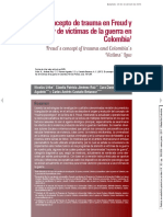 El Concepto de Trauma en Freud Aplicado A Las Víctimas de Guerra en Colombia