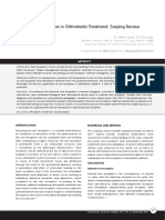 Root Resorption in Orthodontic Treatment: Scoping Review