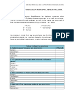 Cuestionario de Orientacion Sobre Inteligencia Emocional