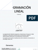 Programación Lineal