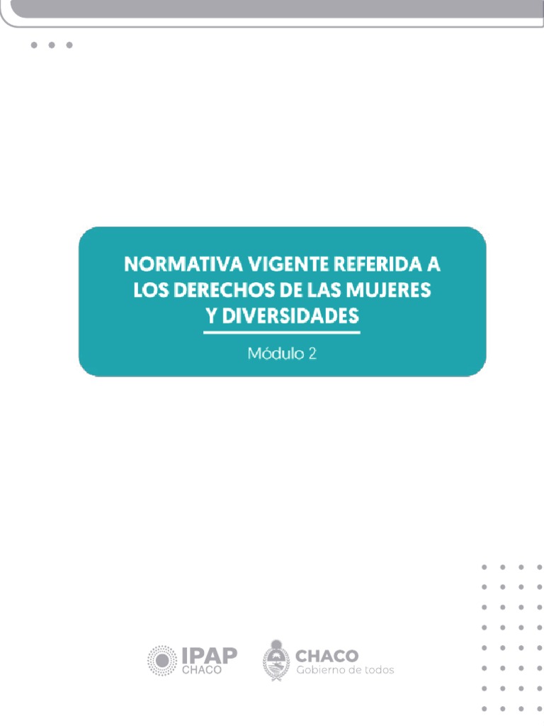 Módulo 2 - Aprobado Marzo 2021 | PDF | La violencia contra las mujeres ...