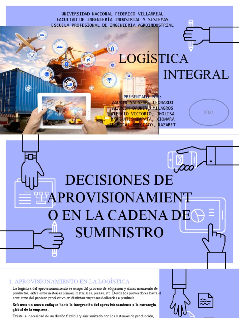 Estrategias de Aprovisionamiento Logístico | PDF | Obtención | Logística