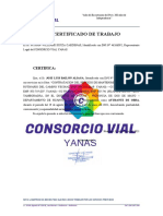 Carta CONSORCIO VIAL YANAS