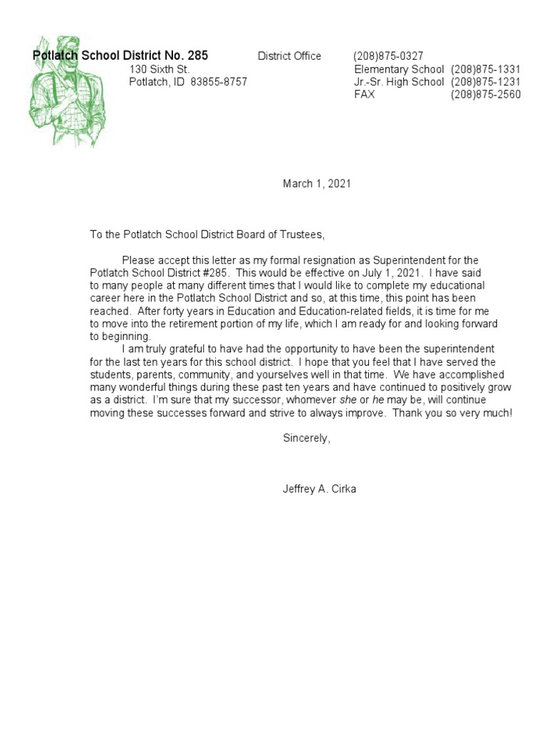 Potlatch School District No. 285 PDF