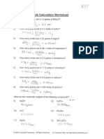 Mole Calculation Worksheet (1)