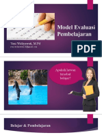 Model Evaluasi Pembelajaran