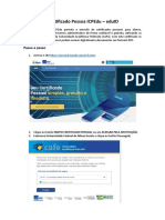 Manual-De-Instruçoes-Emissão de CerƟficado Pessoa ICPEdu - eduID