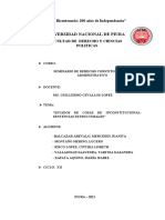 Estado de Cosas Inconstitucional - Sentencias Estructurales