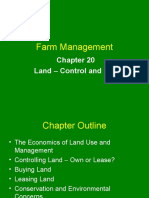 Farm Management - Land - Control Use