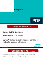 Análisis de procesos de negocio en curso de software