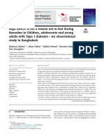 High Hba1C Is Not A Reason Not To Fast During Ramadan in Children, Adolescents and Young Adults With Type 1 Diabetes - An Observational Study in Bangladesh