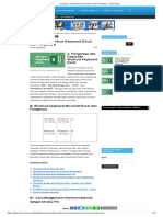 Kumpulan Shortcut Keyboard Excel Dan Fungsinya