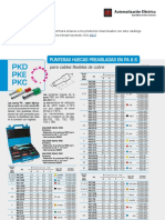 Catálogo de punteras huecas preaisladas PKD y PKE para cables de cobre