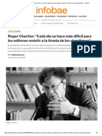Roger Chartier_ “la tiranía de los algoritmos” 2020- Infobae