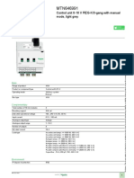 Product Data Sheet: Control Unit 0-10 V REG-K/3-gang With Manual Mode, Light Grey