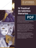 IV Festival de Talentos Literarios EIB 2021